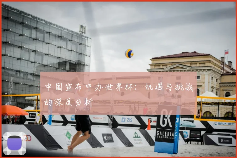 中国宣布申办世界杯：机遇与挑战的深度分析