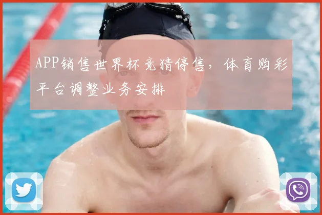 APP销售世界杯竞猜停售，体育购彩平台调整业务安排